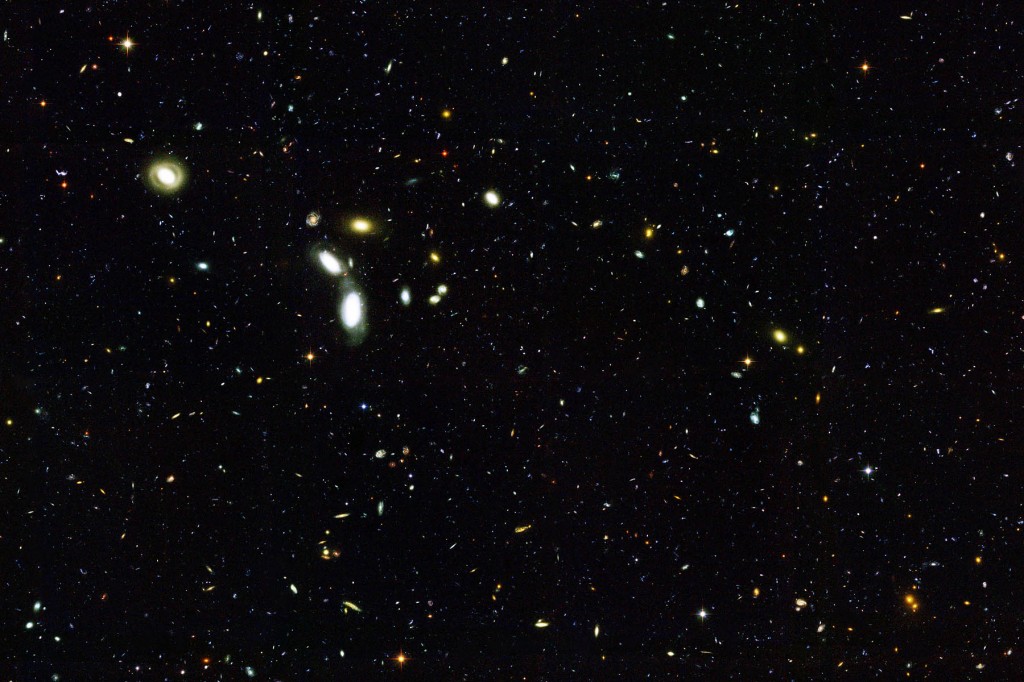 A Multitude of Distant Galaxies, Image from the Hubble Space Telescope, www.hubblesite.org